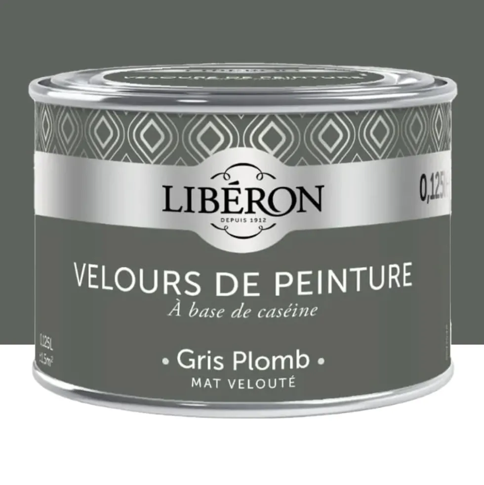 Peinture LIBÉRON Velours de Peinture Gris plomb