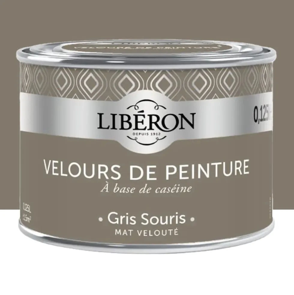 Peinture LIBÉRON Velours de Peinture Gris souris