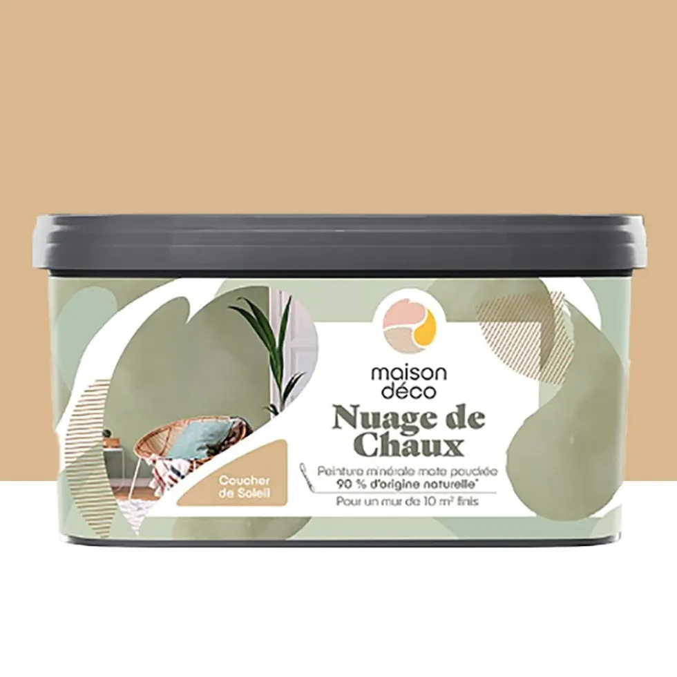 Peinture MAISON DÉCO Nuage De Chaux Coucher De Soleil