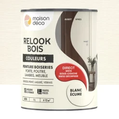 Peinture Maison Déco Relook Bois Couleurs Blanc écume