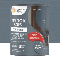 Peinture Maison Déco Relook Bois Couleurs Bleu océan