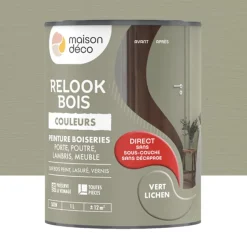 Peinture Maison Déco Relook Bois Couleurs Vert lichen