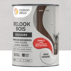 Peinture Maison Déco Relook Bois Couleurs Gris cendré
