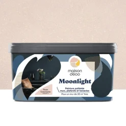 Peinture mate pailletée MAISON DÉCO Moonlight Rose Cassiopée