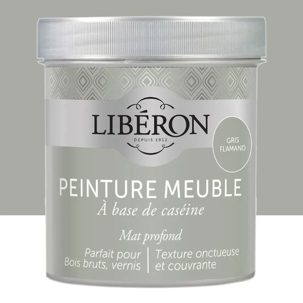 Peinture meuble à base de Caséine LIBERON Gris flamand