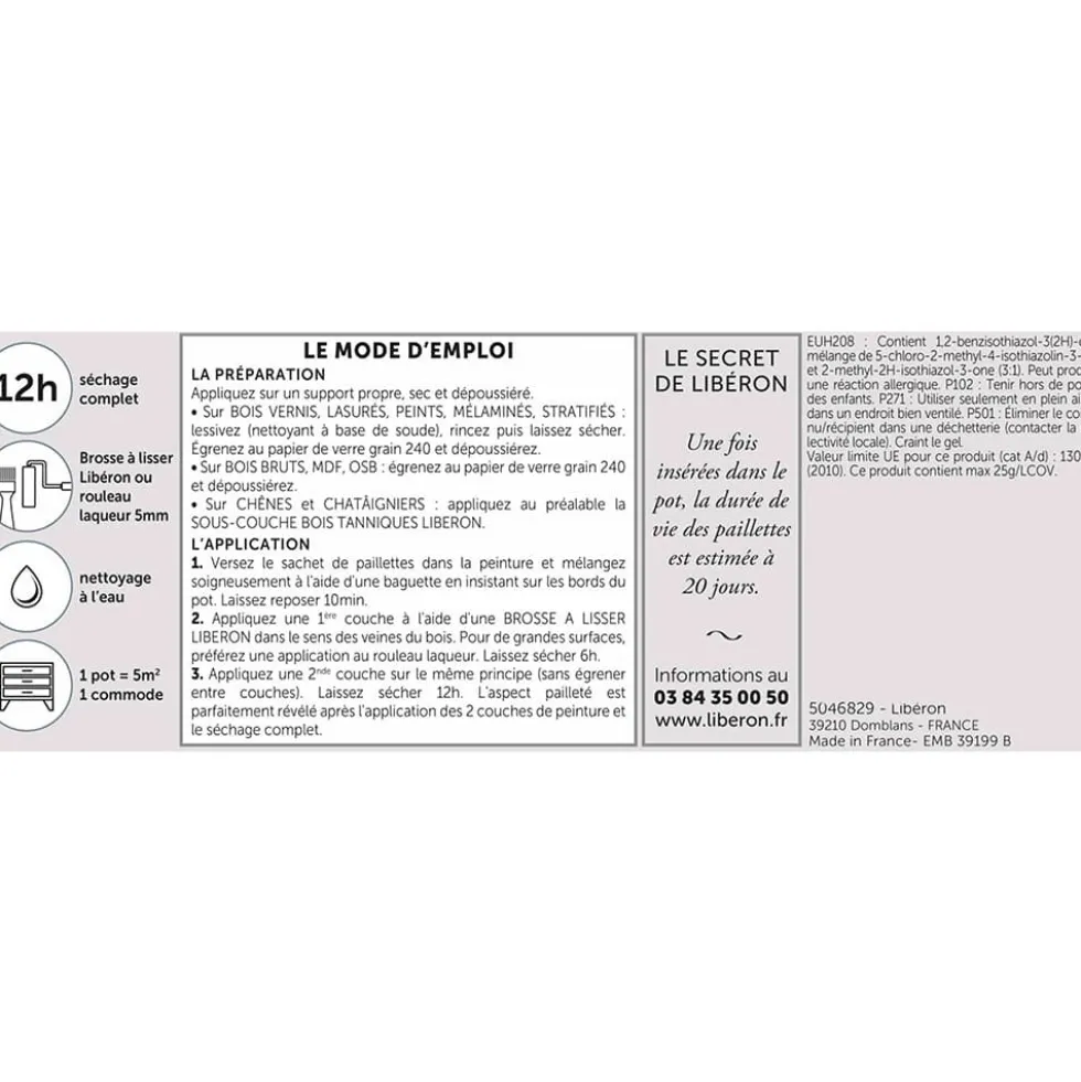 Peinture meuble Eclat Pailleté LIBERON Crépuscule