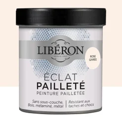Peinture meuble Eclat Pailleté LIBERON Rose givré