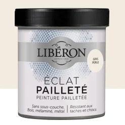 Peinture meuble Eclat Pailleté LIBERON Gris perle