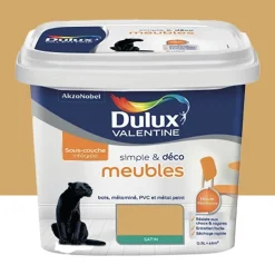 Peinture Meubles Dulux Valentine Simple & Déco Jaune rétro