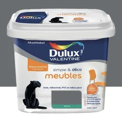 Peinture Meubles Dulux Valentine Simple & Déco Gris industriel