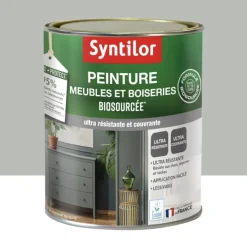 Peinture meubles et boiseries biosourcée SYNTILOR cedre grisé mat velours