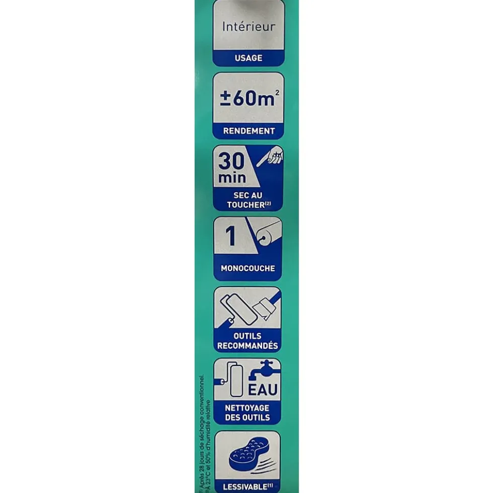 Peinture Monocouche Satin ASTRAL Qualité Pro Blanc