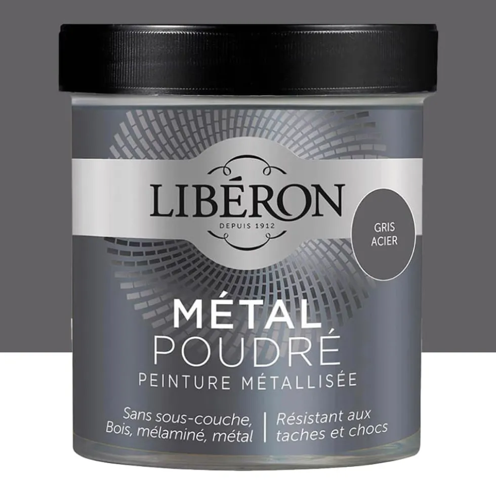 Peinture métallisée Libéron Métal Poudré Gris Acier