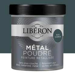 Peinture métallisée Libéron Métal Poudré Bleu cosmos