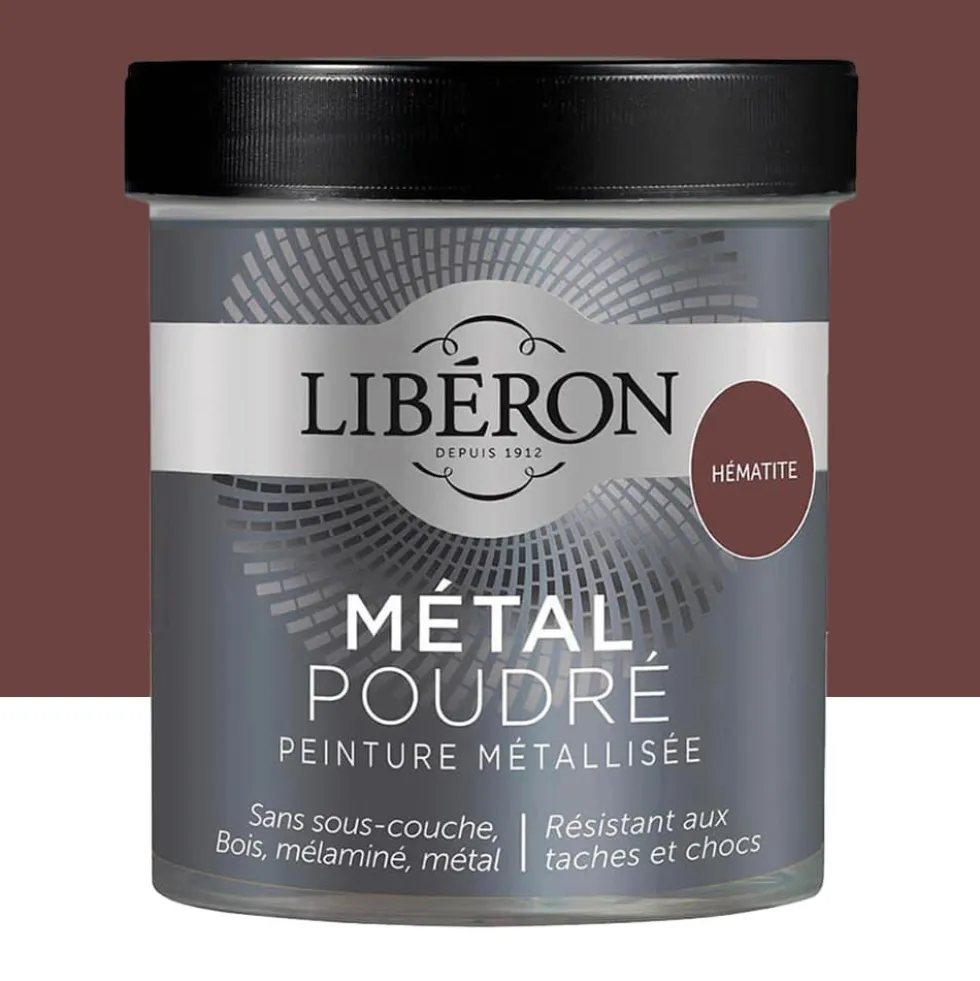 Peinture métallisée Libéron Métal Poudré Hematite