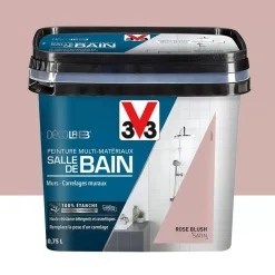 Peinture Multi-Matériaux Salle de bain V33 Deco Lab Rose blush