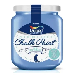 Peinture Multi-Supports Dulux Valentine Chalk Paint Bleu Méditerranée