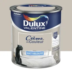 Peinture multi-supports Dulux Valentine Crème de Couleur Mat velouté Grain de Sable