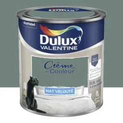 Peinture multi-supports Dulux Valentine Crème de Couleur Mat velouté Vert céladon