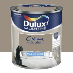 Peinture multi-supports Dulux Valentine Crème de Couleur Mat velouté Terre d'argile