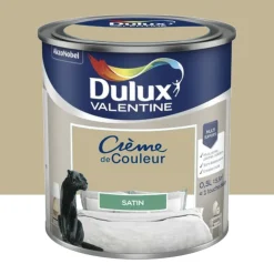 Peinture multi-supports Dulux Valentine Crème de Couleur Satin Bambou