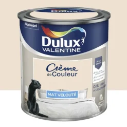 Peinture multi-supports Dulux Valentine Crème de Couleur Mat velouté Beige Parfait
