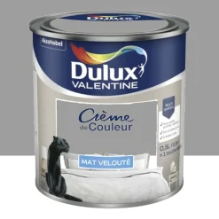 Peinture multi-supports Dulux Valentine Crème de Couleur Mat velouté Titanium