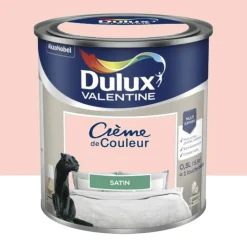 Peinture multi-supports Dulux Valentine Crème de Couleur Satin Chamallow