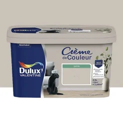 Peinture multi-supports Dulux Valentine Crème de Couleur Satin Grain de Sable