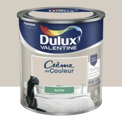 Peinture multi-supports Dulux Valentine Crème de Couleur Satin Beige parfait