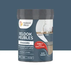 Peinture multi-supports Maison Déco Relook Meubles Les couleurs Satin Bleu indigo