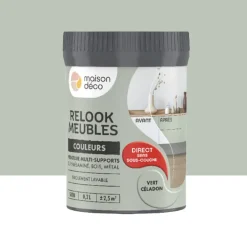 Peinture multi-supports Maison Déco Relook Meubles Les couleurs Satin Vert céladon