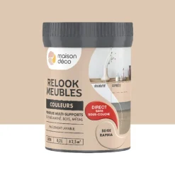 Peinture multi-supports Maison Déco Relook Meubles Les couleurs Satin Beige raphia