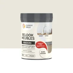 Peinture multi-supports Maison Déco Relook Meubles Les couleurs Satin Blanc bouleau