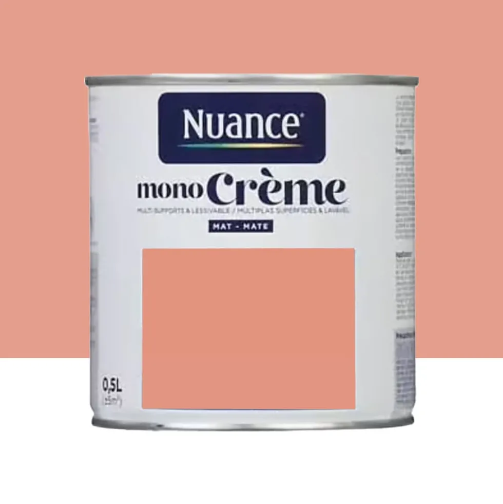 Peinture multi-supports NUANCE MonoCrème Mat Flamant