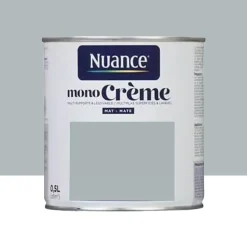 Peinture multi-supports NUANCE MonoCrème Mat Matière grise
