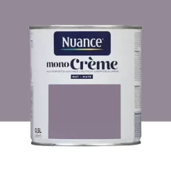 Peinture multi-supports NUANCE MonoCrème Mat AnéMauve