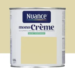 Peinture multi-supports NUANCE MonoCrème Satin Jaune attend