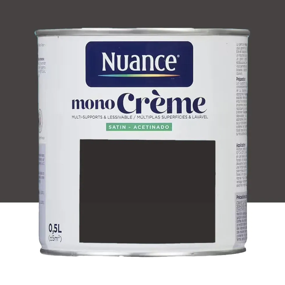 Peinture multi-supports NUANCE MonoCrème Satin Joli brun