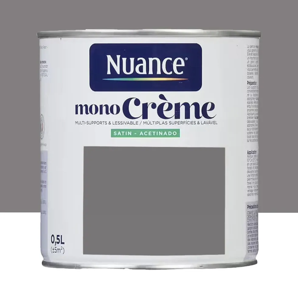 Peinture multi-supports NUANCE MonoCrème Satin Au Taup'