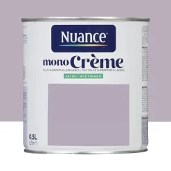 Peinture multi-supports NUANCE MonoCrème Satin AnéMauve