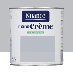 Peinture multi-supports NUANCE MonoCrème Satin Gri-Gri