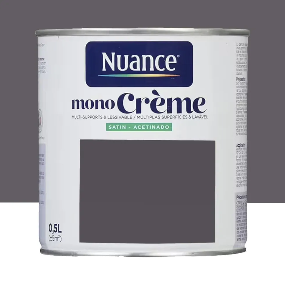 Peinture multi-supports NUANCE MonoCrème Satin Désintégris