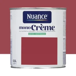 Peinture multi-supports NUANCE MonoCrème Satin Rosa Lit