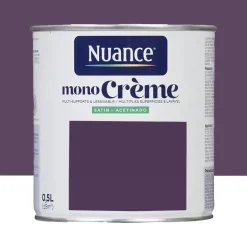 Peinture multi-supports NUANCE MonoCrème Satin Deep purple