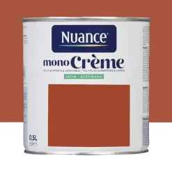 Peinture multi-supports NUANCE MonoCrème Satin Poisson rouge