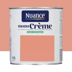 Peinture multi-supports NUANCE MonoCrème Satin Flamant