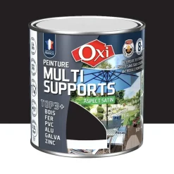 Peinture Multi-Supports Top3+ OXI Noir Satin