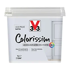 Peinture Multi-supports V33 Colorissim Satin Lilas mauve