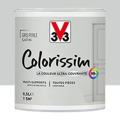 Peinture Multi-supports V33 Colorissim Satin Gris perle